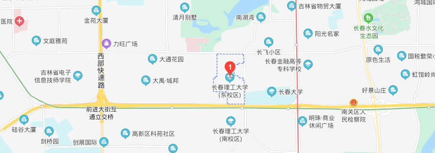 长春理工大学学校地图